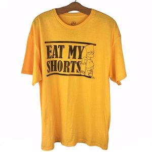 Bart Simpson Eat My Shorts Shirt Size L